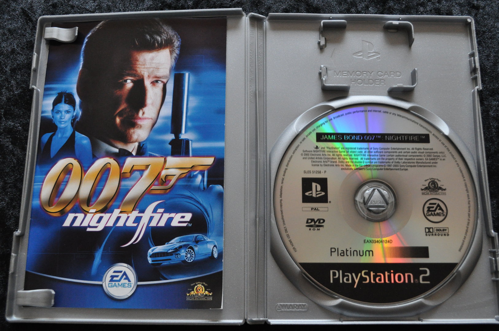 James Bond 007 Nightfire Playstation 2 Ps2 Platinum