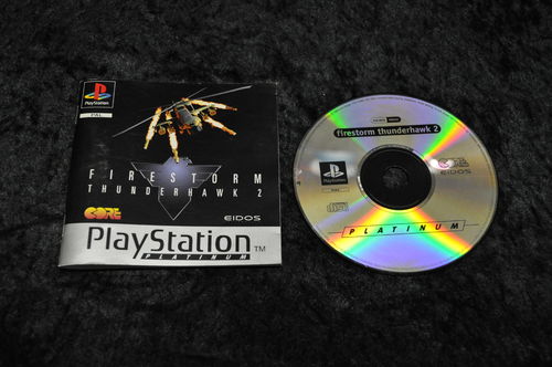 Playstation1 Firestrom thunderhawk 2 Manual And Disc