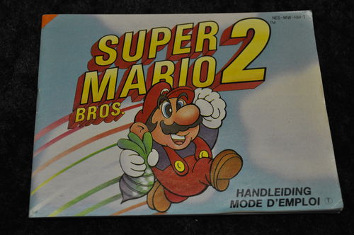 Super Mario 2 Nintendo NES Instruction Booklet NES-MH-FAH