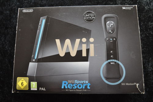 Nintendo Wii resort pack zwart limited edition boxed