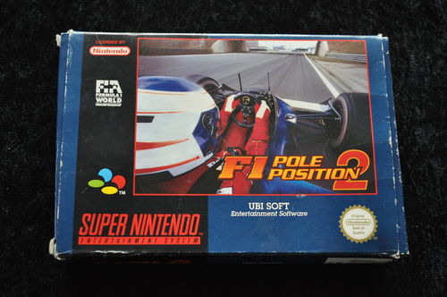 F1 Pole Position 2 Boxed Nintendo SNES
