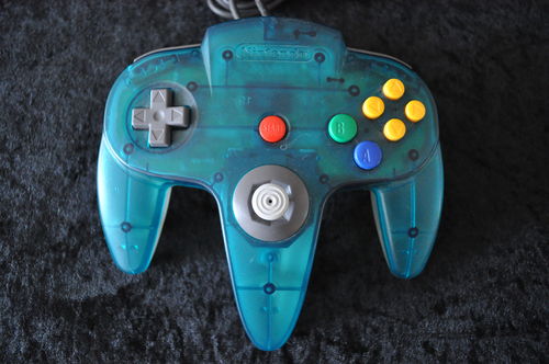 Nintendo 64 (N64) Originele Controller Clear Blue