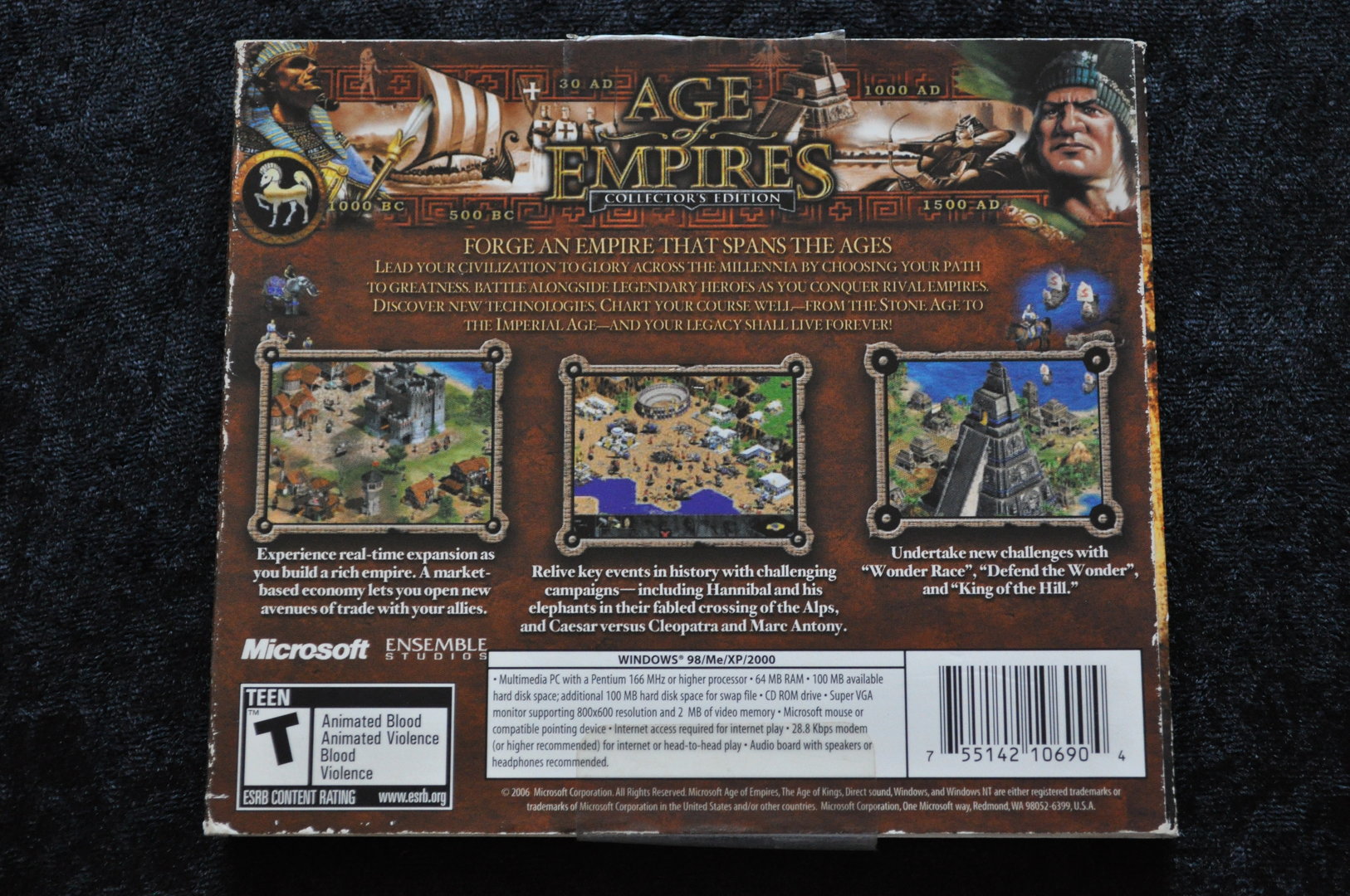 Age Of Empires Collector's Edition Limited Edition PC Game