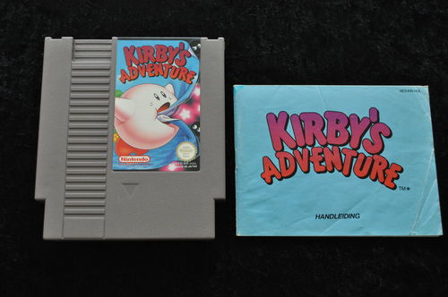 Kirby's Adventure Met Manual Nintendo Nes PAL