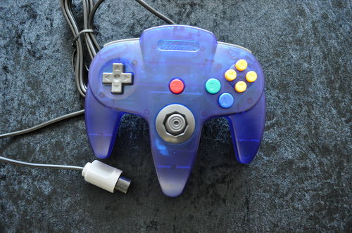 N64 Controller Crystal Blue Nintendo 64 N64 Nieuw