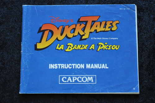 Disney DuckTales La Bande A Picsou Nintendo NES Manual