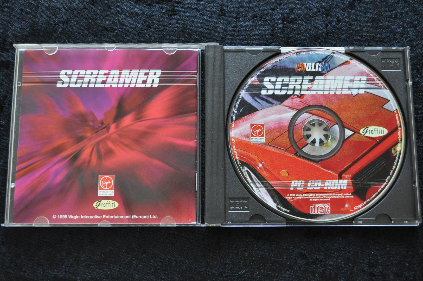 Screamer PC Game Jewel Case