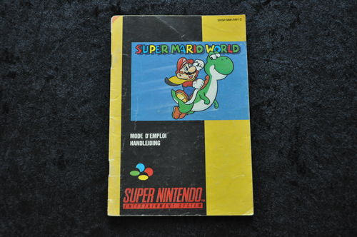 Super Mario World Nintendo Snes Manual SNSP-MW-FAH-2