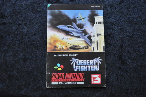 Desert Fighter Nintendo Snes Manual