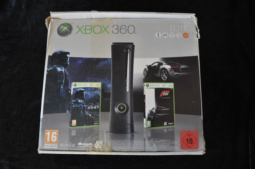Microsoft Xbox 360 Elite Halo3 ODST Forza3 Bundle 120GB Black Console