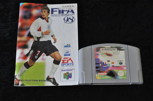 FIFA Road to World Cup 98 Nintendo 64 N64 + Manual
