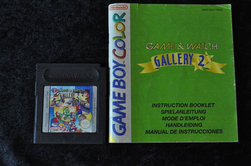 Game & Watch Gallery 2 + manual GameBoy Color