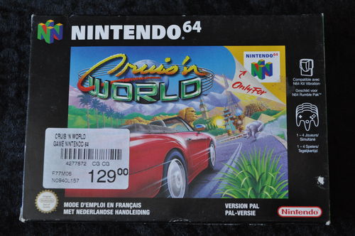 Cruis'n World Nintendo 64 N64 Boxed PAL