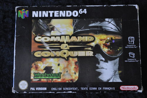 Command & Conquer Nintendo 64 N64 Boxed PAL