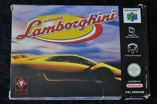 Automobili Lamborghini Nintendo 64 N64 Boxed PAL