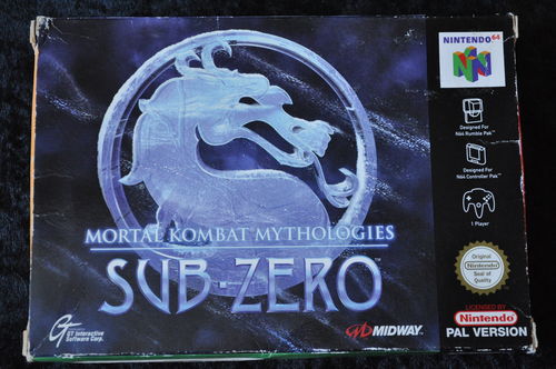 Mortal Kombat Mythologies Sub Zero Nintendo 64 N64 Boxed PAL