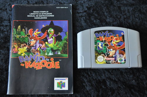 Banjo Kazooie Nintendo 64 N64 PAL + Manual
