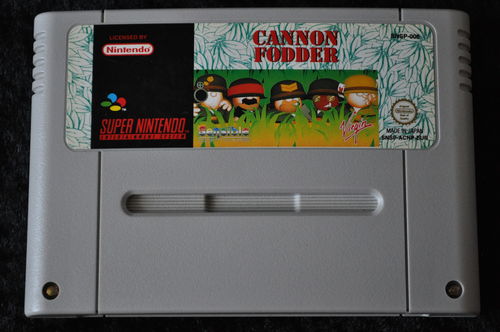 Cannon Fodder Nintendo SNES PAL