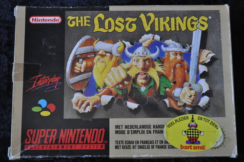 The Lost Vikings Nintendo SNES Boxed PAL