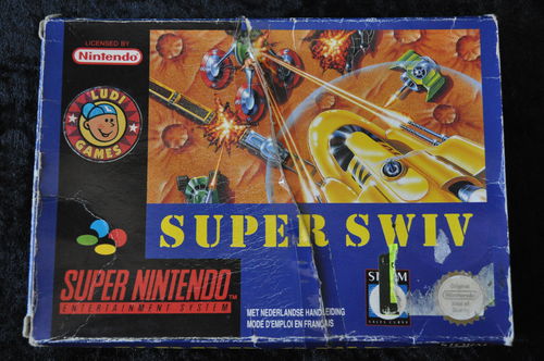 Super Swiv Nintendo SNES Boxed PAL