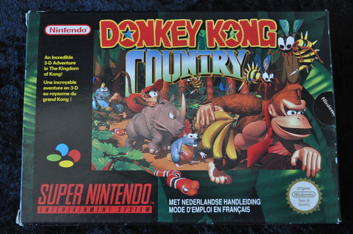 Donkey Kong Country Nintendo SNES Boxed PAL