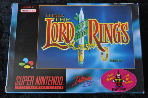 Lord of the Rings LOTR Nintendo SNES Boxed PAL