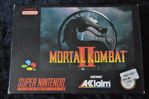 Mortal Kombat II Nintendo SNES Boxed PAL