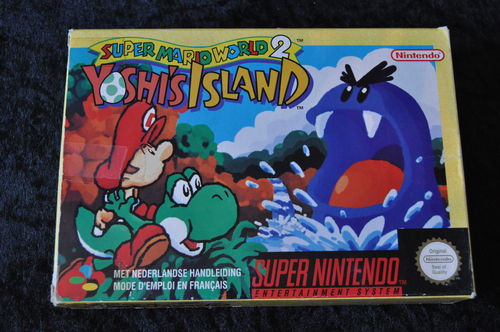 Super Mario World 2 Yoshi's Island Nintendo SNES Boxed PAL