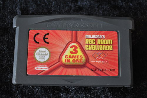 Majesco's Rec Room Challenge 3 Games in One Gameboy Advance GBA