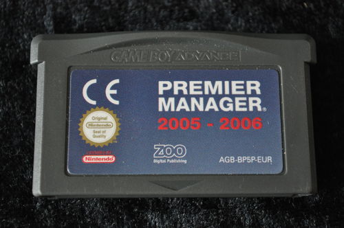 Premier Manager 2005-2006 Gameboy Advance Cart Only GBA
