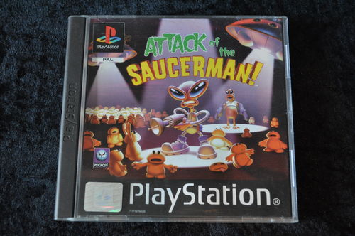 Attack of the Saucerman Playstation 1 PS1