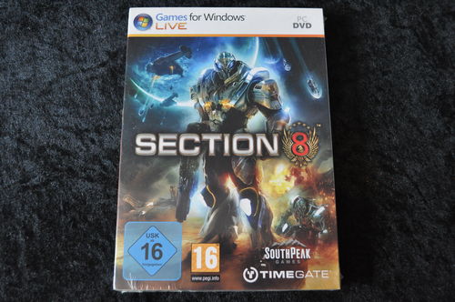 Section 8 PC game Sleeve Cover ( Sealed )