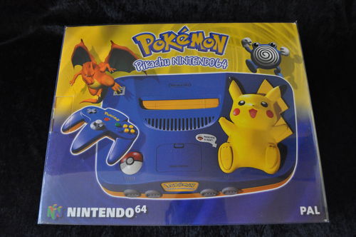 Pokemon Pikachu Nintendo 64 N64 Console Complete and Near Mint