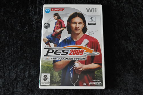 PES 2009 Pro Evolution Soccer Nintendo Wii No Manual