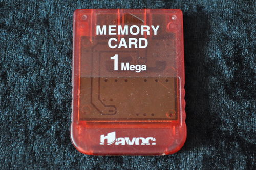 Memory Card 1 Mega Red Playstation 1 PS1