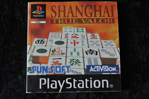 Shanghai True Valor Playstation 1 PS1 Manual Only PAL