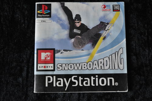 MTV Snowboarding Playstation 1 PS1 Manual Only PAL