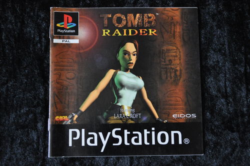 Tomb Raider Playstation 1 PS1 Manual Only PAL