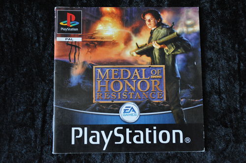 Medal Of Honor Resistance Playstation 1 PS1 Manual Only PAL