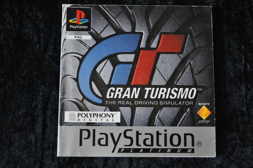 Gran Turismo Platinum Playstation 1 PS1 Manual Only PAL
