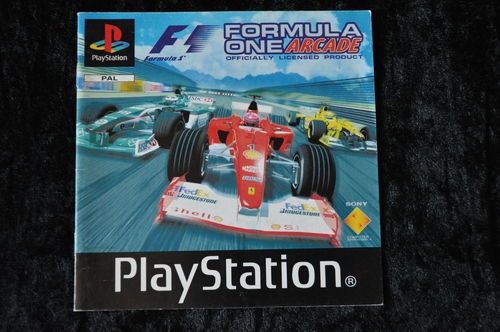 Formula One Arcade Playstation 1 PS1 Manual Only PAL