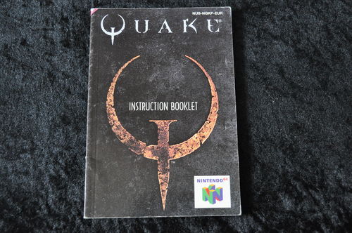 Quake Nintendo 64 N64 Manual