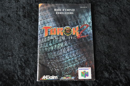 Turok 2 Seeds Of Evil Nintendo 64 N64 Manual