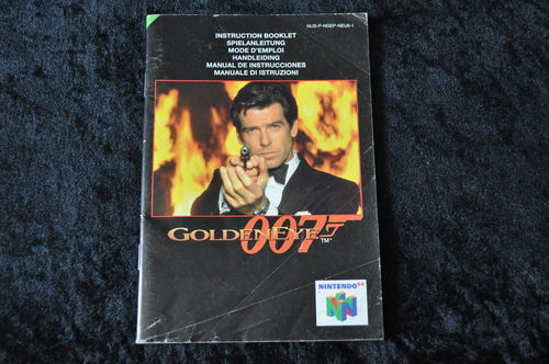 GoldenEye 007 Nintendo 64 N64 Manual