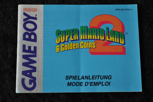 Super Mario Land 2 6 Golden Coins Gameboy Classic Manual DMG-MQ-FRG-4