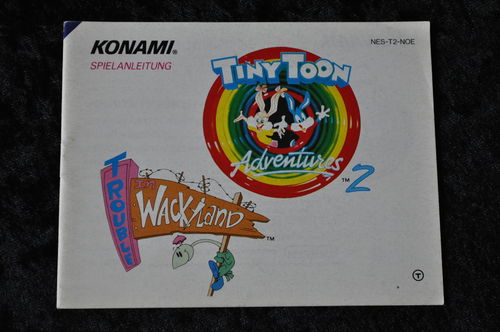 Tiny Toon Adventures 2 Trouble in Wackyland Nintendo NES Manual NES-T2-NOE