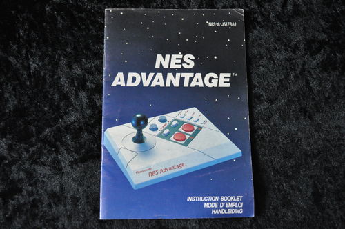 Nes Advantage Nintendo NES Manual NES-A-JS(FRA)