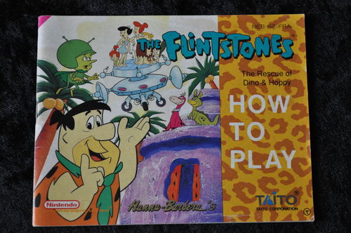 The Flintstones Nintendo NES Manual NES-5Z-FRA