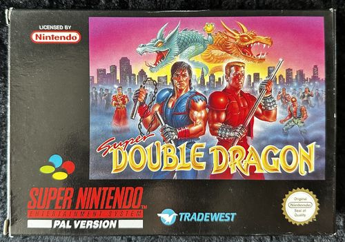 Super Double Dragon Nintendo SNES Boxed PAL