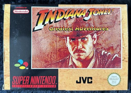 Indiana Jones Greatest Adventures Nintendo SNES Boxed PAL